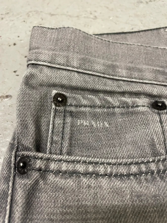 Prada Grey Washed Denim Jeans (S/M) HvqGMdM 9