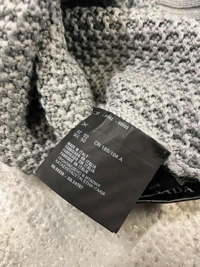 Prada Grey Wool Imperial Sweater (M/L) 10