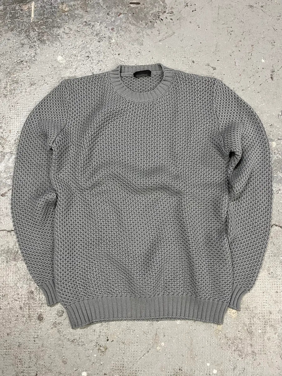 Prada Grey Wool Imperial Sweater (M/L) 9