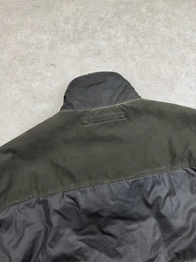AW2009 Prada Hybrid Dark Quilted Puffer Wool Collar Jacket ADDxKHR 8