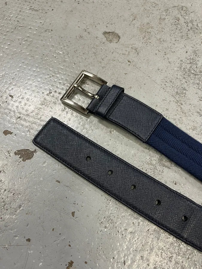Prada Hybrid Navy Belt JmTsTBF 4