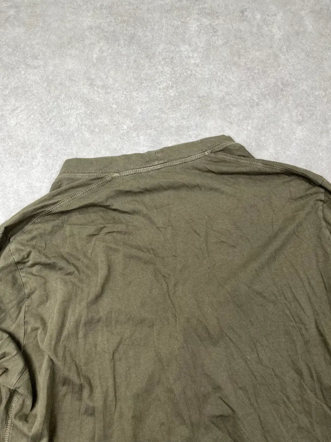 2000s Prada Khaki Cotton Button-Up Cardigan Longsleeve wpkCByY 8