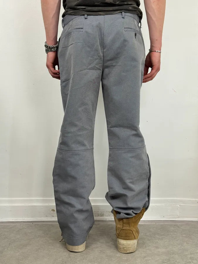 2000s Prada Light Blue Denim Zip-Leg Pants VNJfYAJ 3