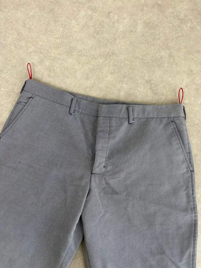 2000s Prada Light Blue Denim Zip-Leg Pants VNJfYAJ 4