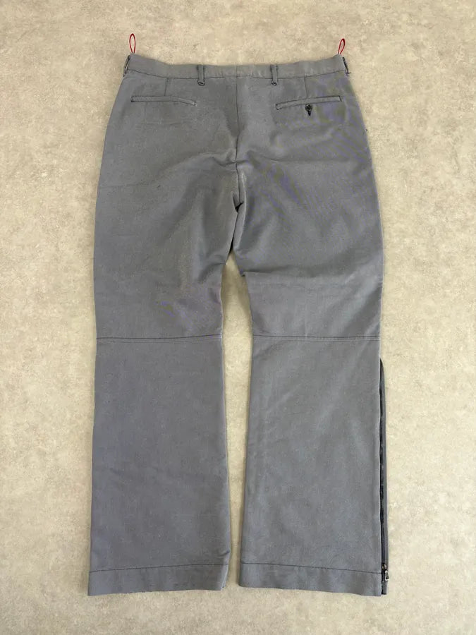 2000s Prada Light Blue Denim Zip-Leg Pants VNJfYAJ 5