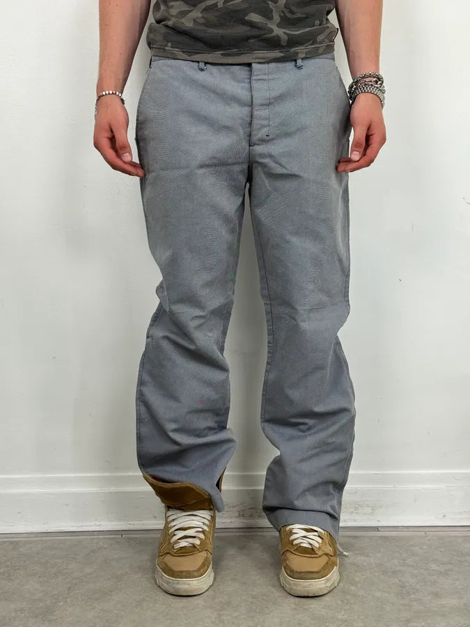 2000s Prada Light Blue Denim Zip-Leg Pants VNJfYAJ 1