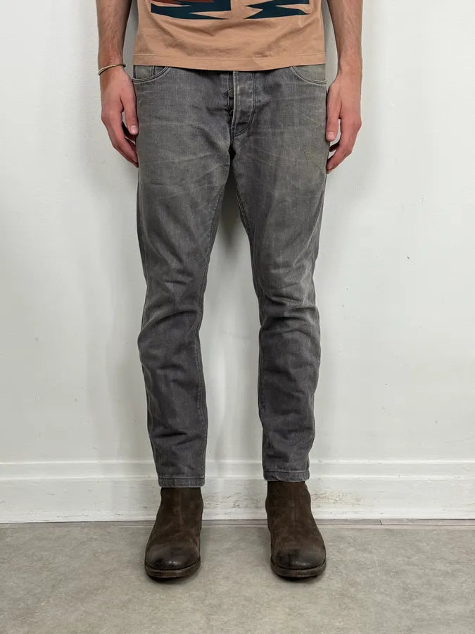 2000s Prada Light Grey Denim Slim Jeans TgNqFtP 1