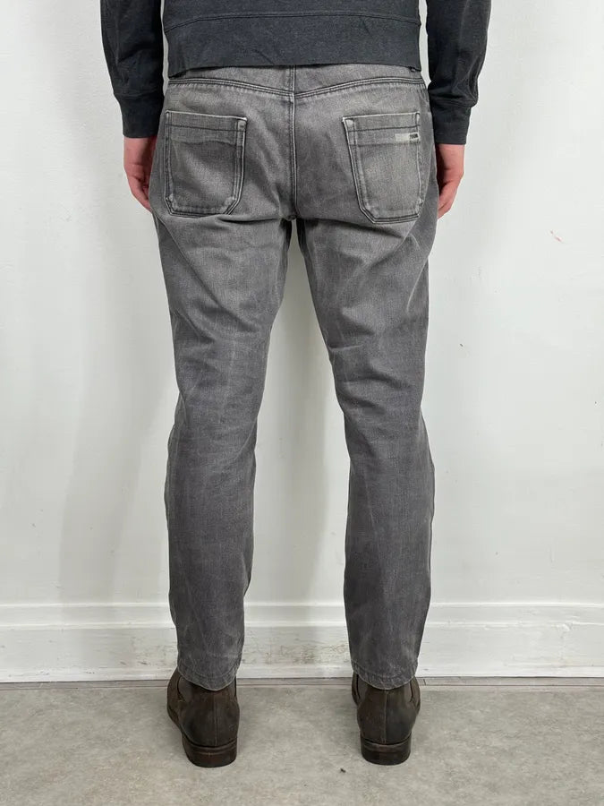 2000s Prada Light Grey Denim Slim Jeans TgNqFtP 3