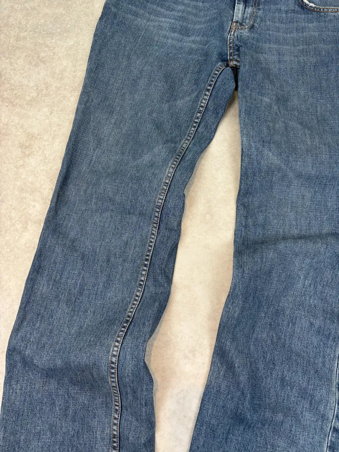 2000s Prada Blue Worker Denim Jeans  bgxUNrH 9