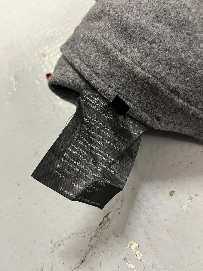 Prada Linea Rossa Camo Grey Wool Pants tZhfntY 11