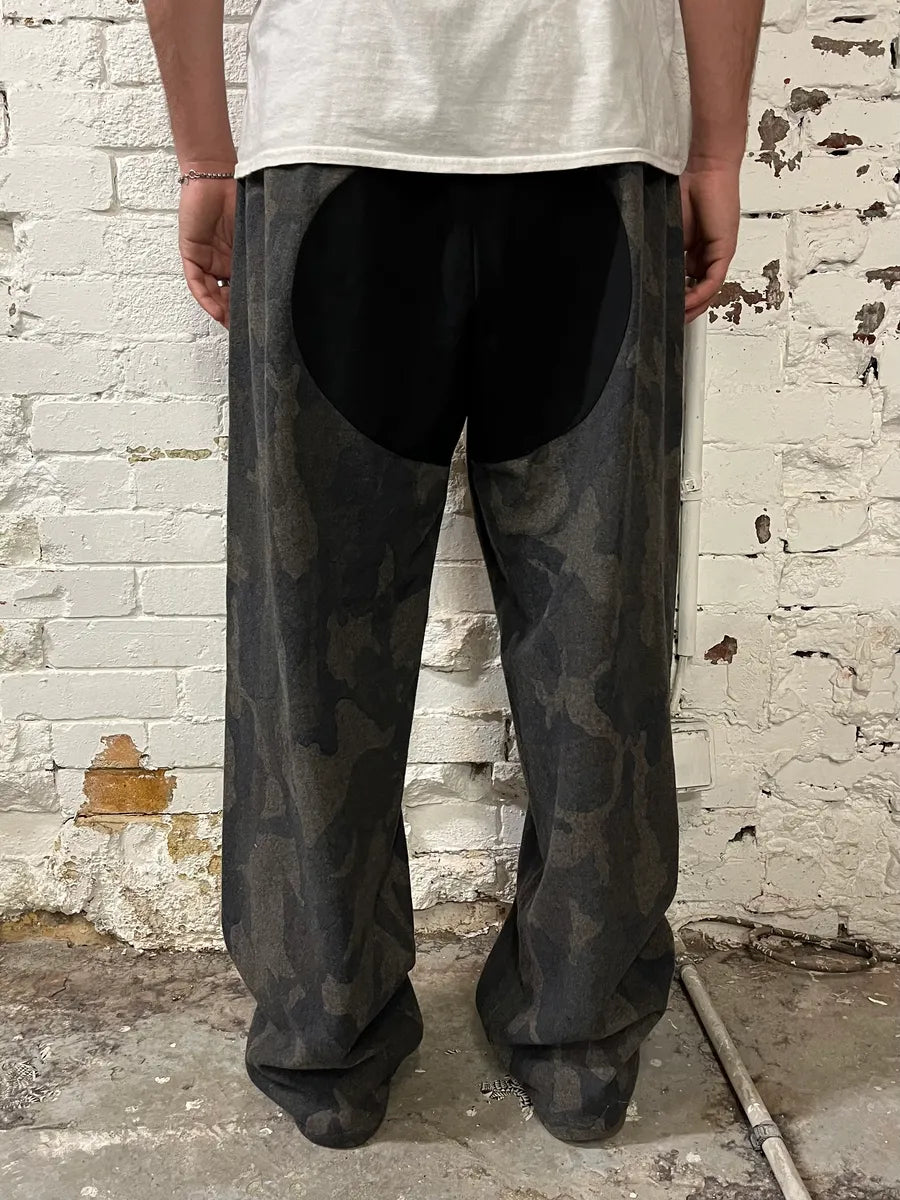 Prada Linea Rossa Camo Grey Wool Pants tZhfntY 3