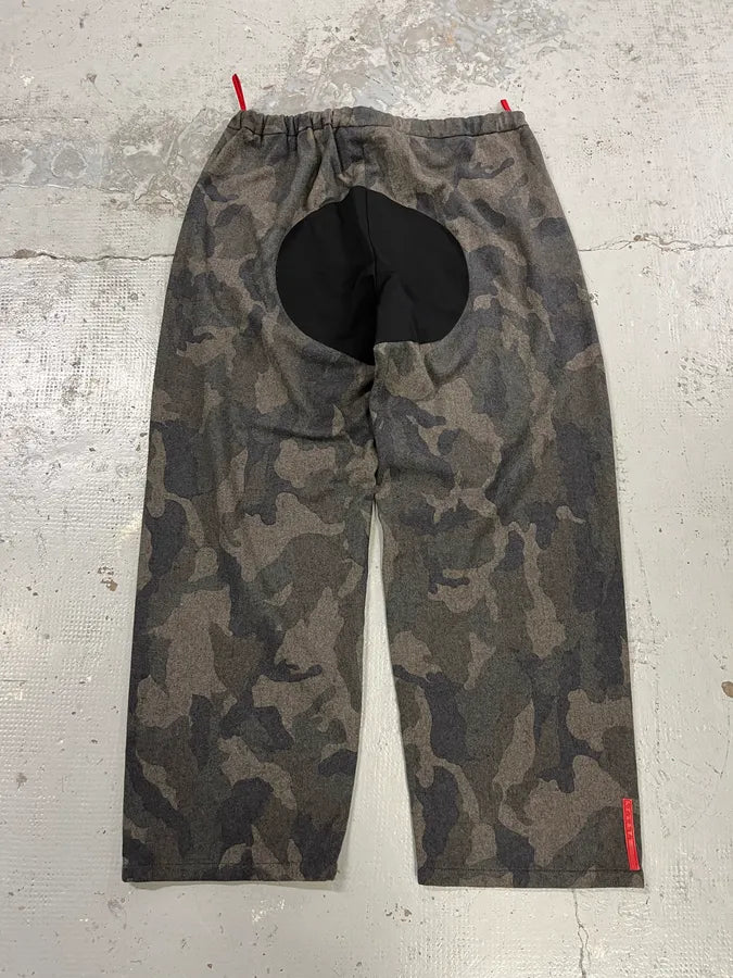 Prada Linea Rossa Camo Grey Wool Pants tZhfntY 6