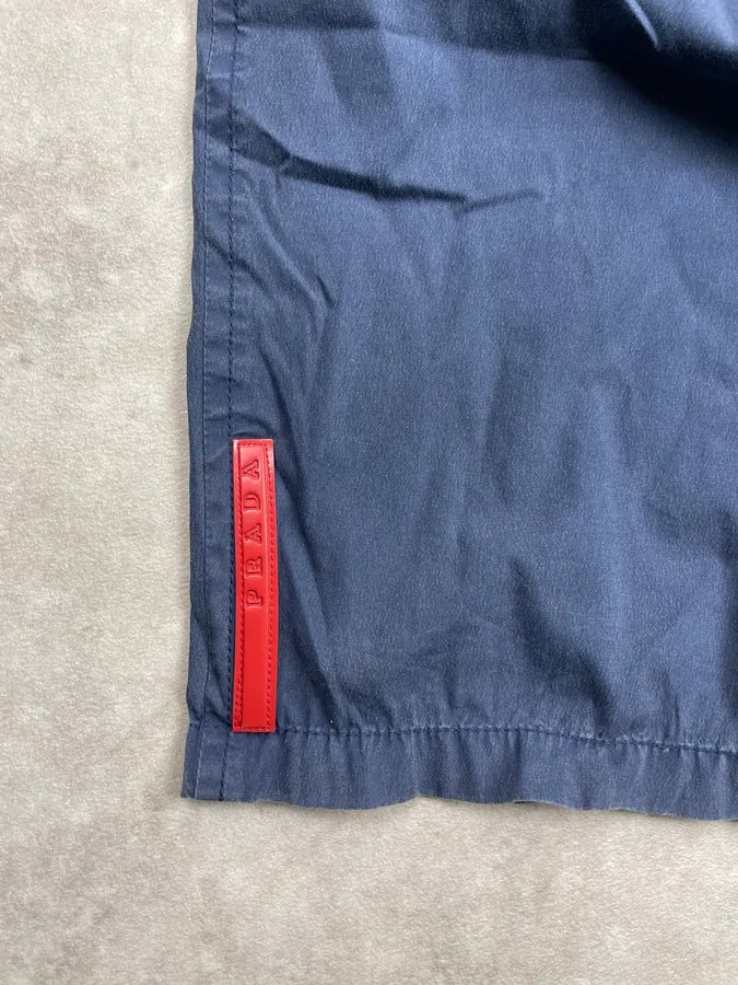 2000s Prada Linea Rossa Cargo Blue Pants snwcBdR 7