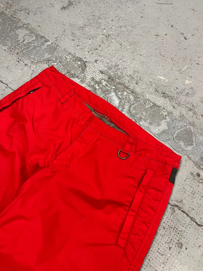 Prada Linea Rossa Gore-Tex Red Ski Pants JuWusKi 6
