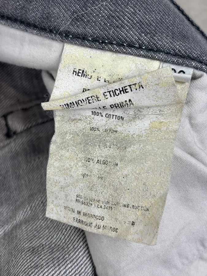 SS2007 Prada Cozy Grey Denim Jeans JfkSvBG 12