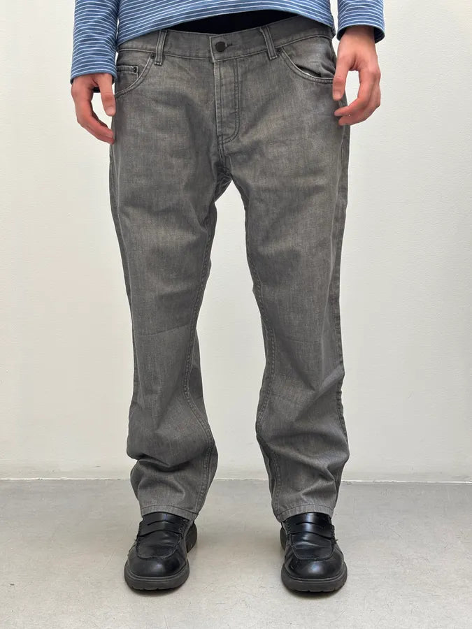 SS2007 Prada Cozy Grey Denim Jeans JfkSvBG 0