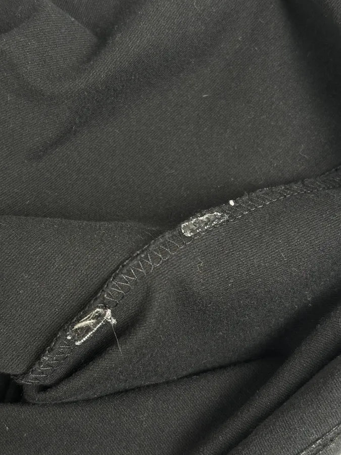 AW2006 Prada Black Minimalist Signature Longsleeve Polo jmXfPKf 6