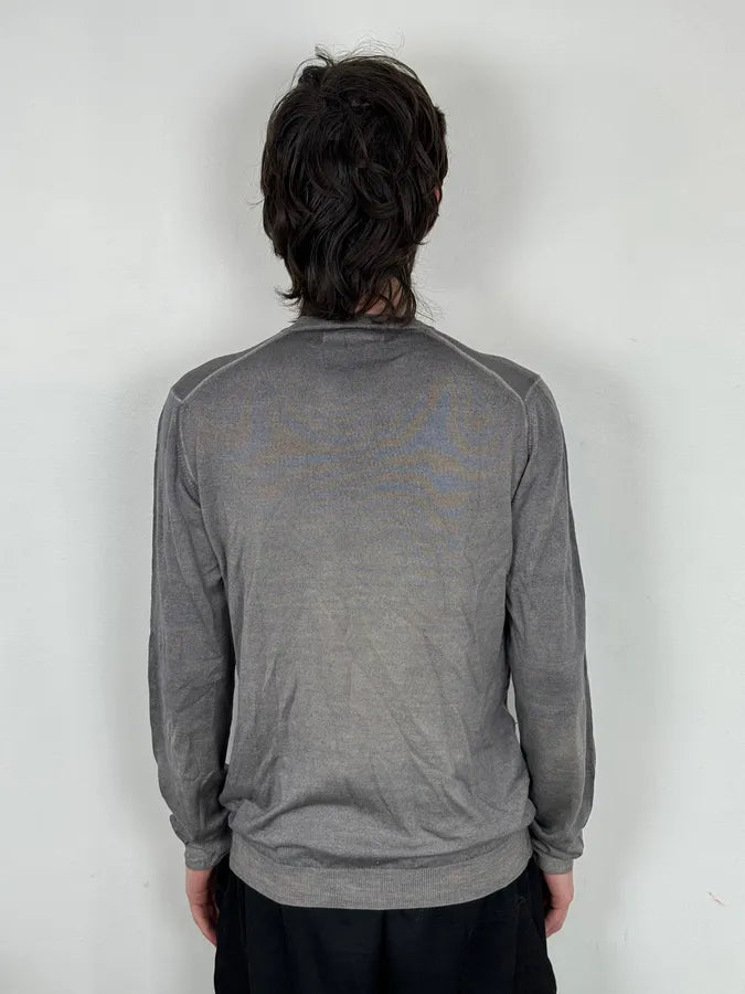 AW2009 Prada Luna Rossa Grey Gradient Classic Sweater JCDnWcn 2