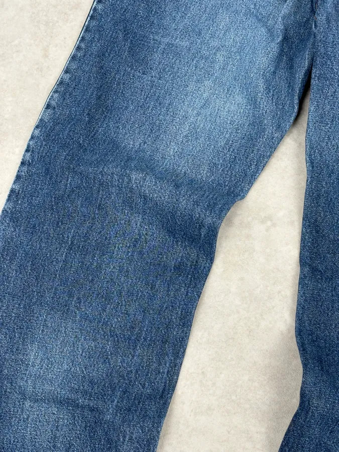 2000s Prada Milano Classic Blue Denim Jeans xaPiumz 10