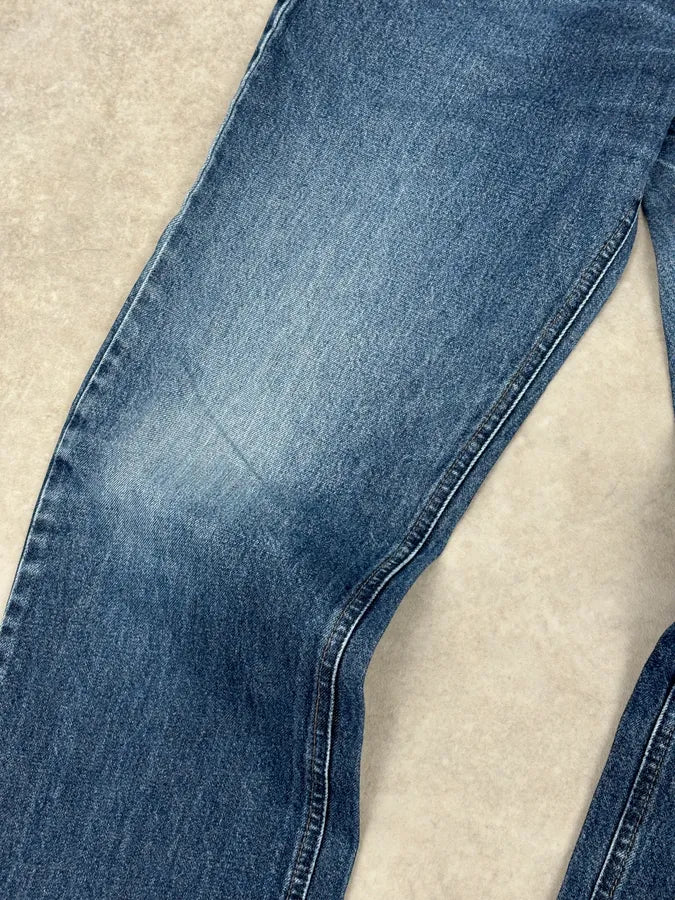 2000s Prada Milano Classic Blue Denim Jeans xaPiumz 8