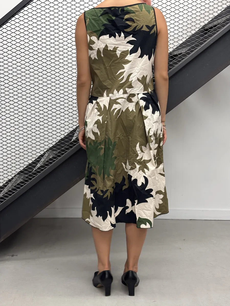 SS2006 Prada Multi-Color Floral Nylon Dress bBwCgiC 1