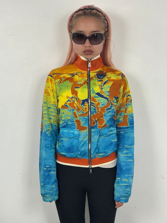 AW2018 Prada Thermal View Zip-Up Nylon Light Jacket CxagiWf 1