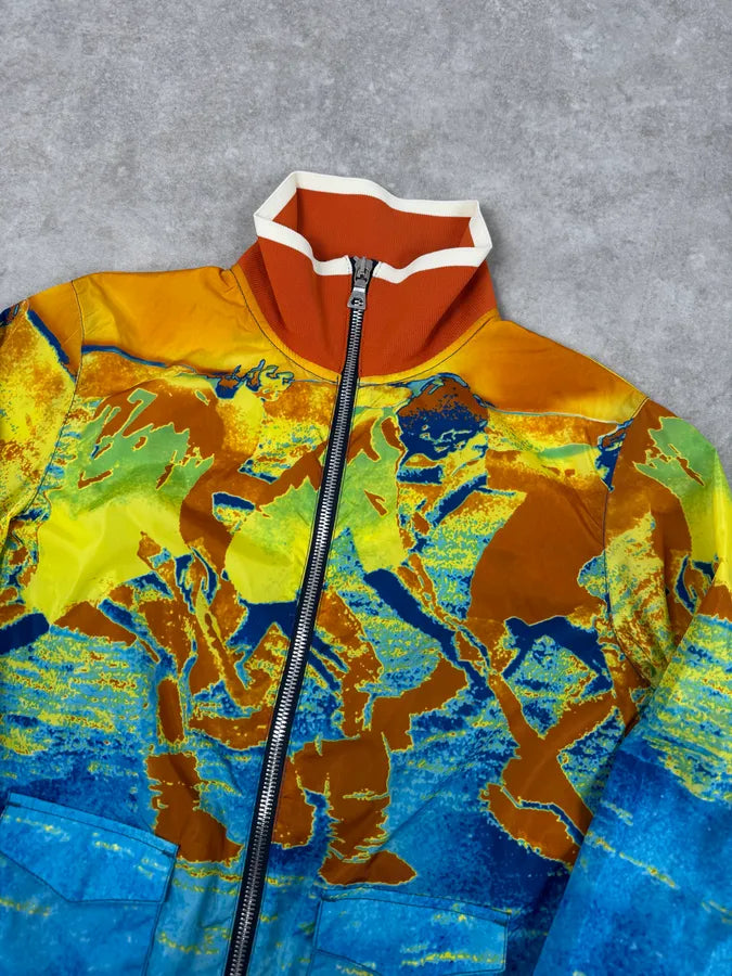 AW2018 Prada Thermal View Zip-Up Nylon Light Jacket CxagiWf 4