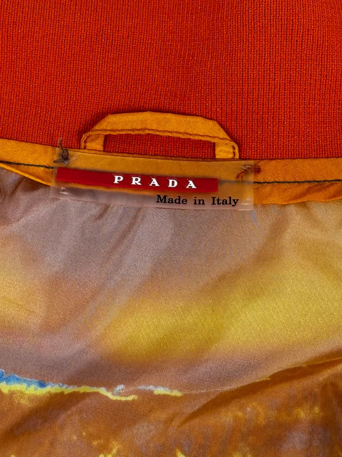AW2018 Prada Thermal View Zip-Up Nylon Light Jacket CxagiWf 12