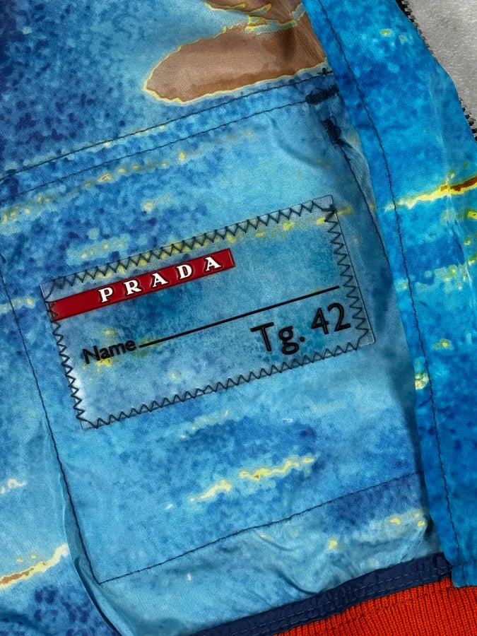 AW2018 Prada Thermal View Zip-Up Nylon Light Jacket CxagiWf 13