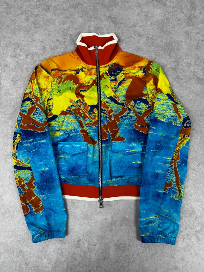 AW2018 Prada Thermal View Zip-Up Nylon Light Jacket CxagiWf 0