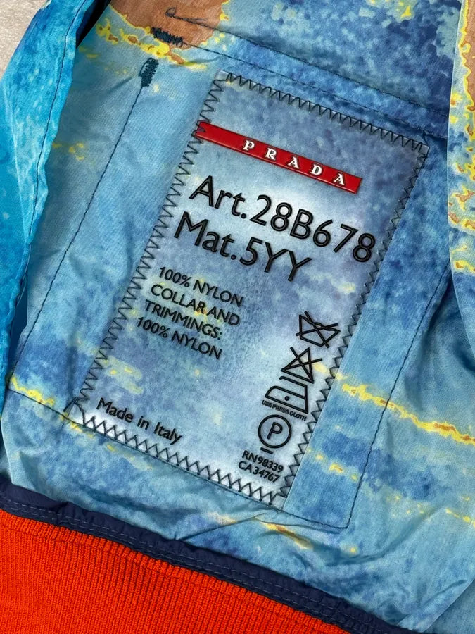 AW2018 Prada Thermal View Zip-Up Nylon Light Jacket CxagiWf 14