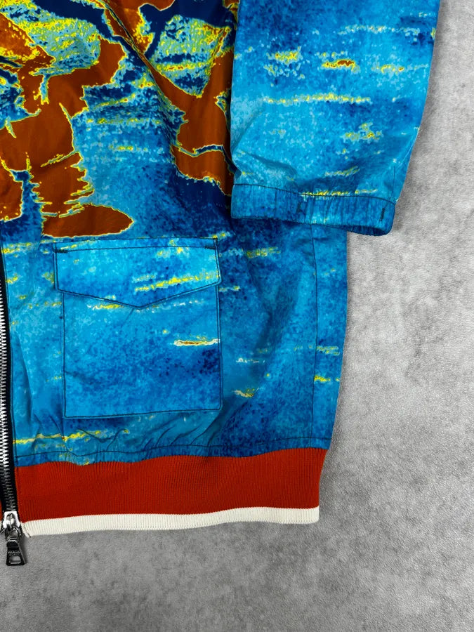 AW2018 Prada Thermal View Zip-Up Nylon Light Jacket CxagiWf 10