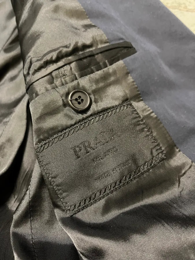 Prada Navy Blazer Pants Costume Set (M) wUmcxQj 11