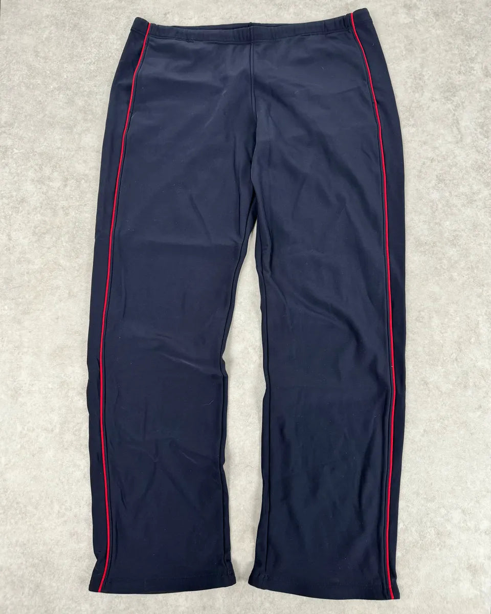 2000s Prada Navy Contrast Red Stripe Tracksuit Set JXsnRbR 6
