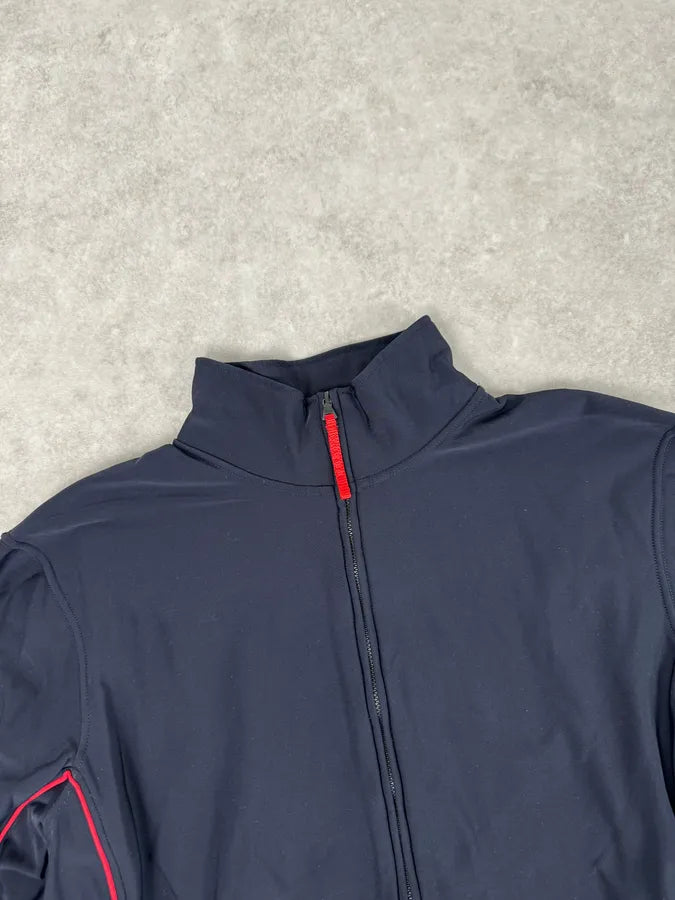 2000s Prada Navy Contrast Red Stripe Tracksuit Set JXsnRbR 10