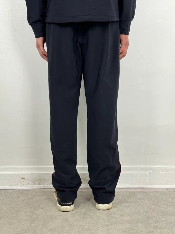 2000s Prada Navy Contrast Red Stripe Tracksuit Set JXsnRbR 9