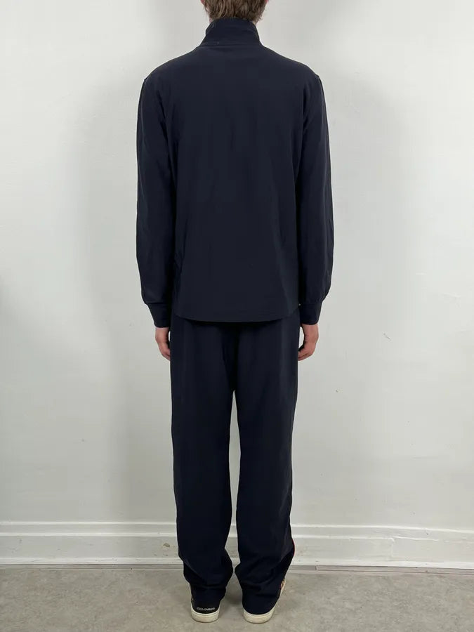 2000s Prada Navy Contrast Red Stripe Tracksuit Set JXsnRbR 2