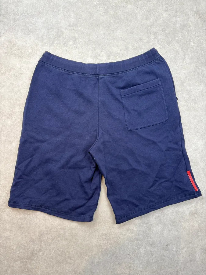 SS2008 Prada Navy Linea Rossa Shorts QzaYUyM 1