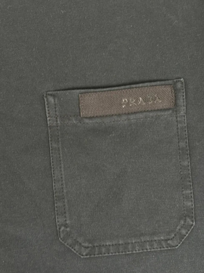 SS2008 Prada Black Chest Pocket T-Shirt SlWwFCl 6