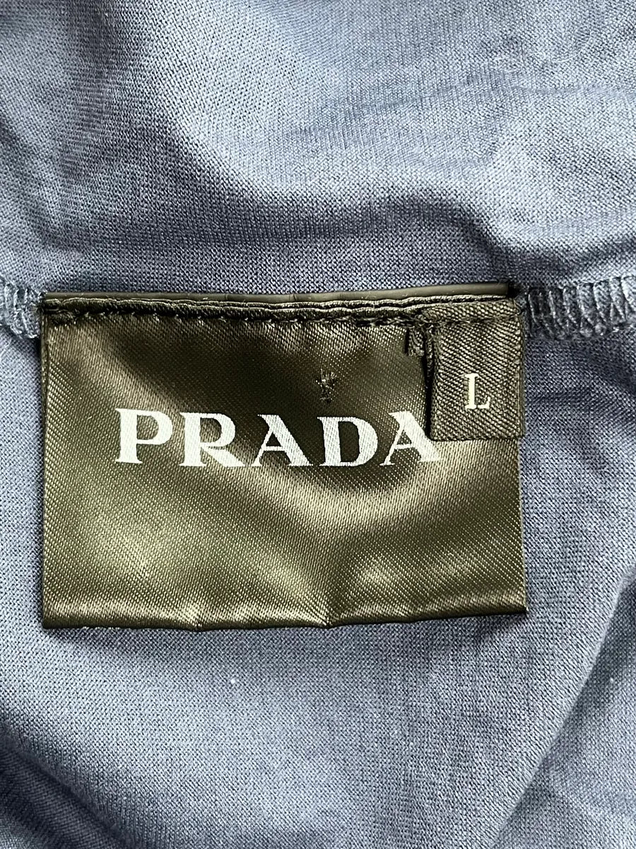 SS2019 Prada Navy Pocket T-Shirt zsBnmUt 8