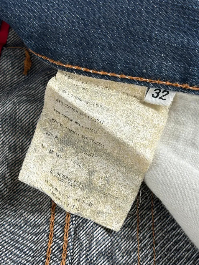 AW2008 Prada Navy Faded Denim Jeans NoJFXjM 11