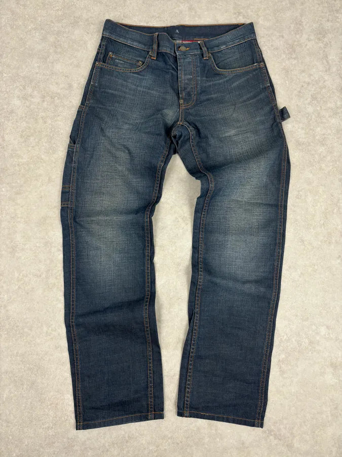 AW2008 Prada Navy Faded Denim Jeans NoJFXjM 0