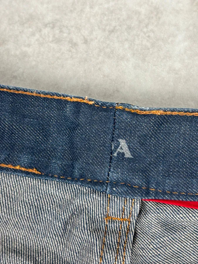 AW2008 Prada Navy Faded Denim Jeans NoJFXjM 10