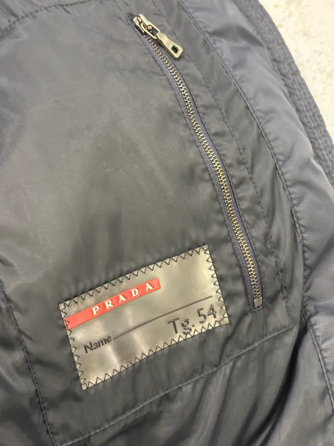 AW2007 Prada Navy Down Quilted Puffer Jacket ZCXpsxm 7