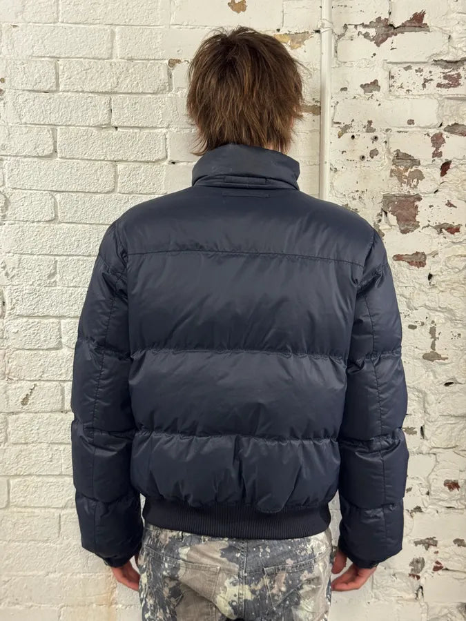 AW2007 Prada Navy Down Quilted Puffer Jacket ZCXpsxm 2