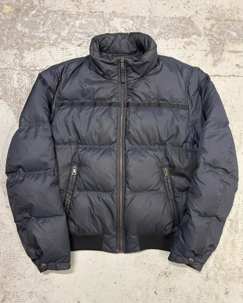 AW2007 Prada Navy Down Quilted Puffer Jacket ZCXpsxm 0