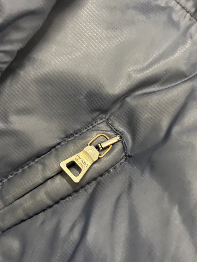 AW2007 Prada Navy Down Quilted Puffer Jacket ZCXpsxm 9