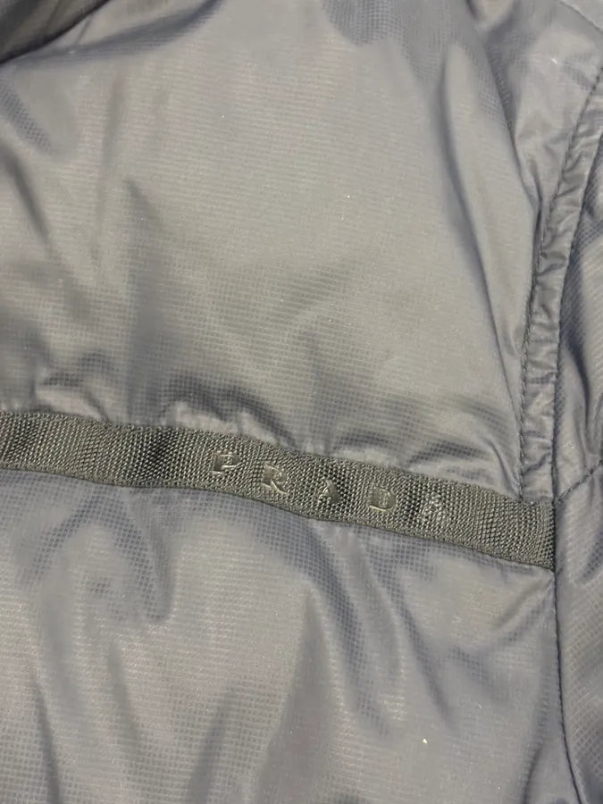 AW2007 Prada Navy Down Quilted Puffer Jacket ZCXpsxm 10