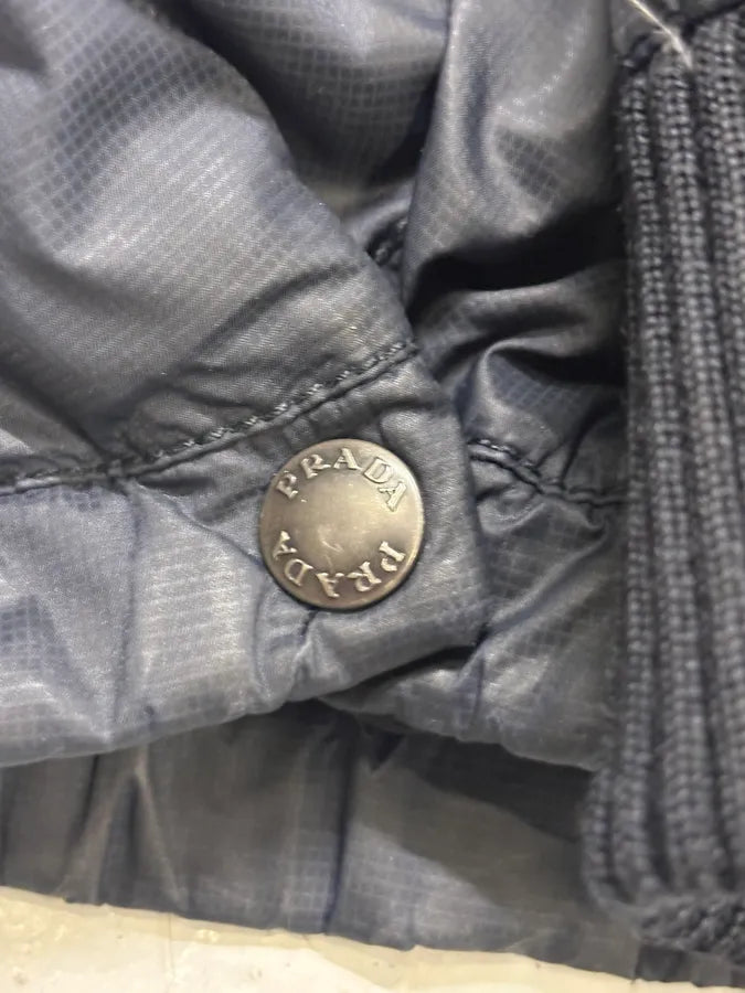 AW2007 Prada Navy Down Quilted Puffer Jacket ZCXpsxm 11