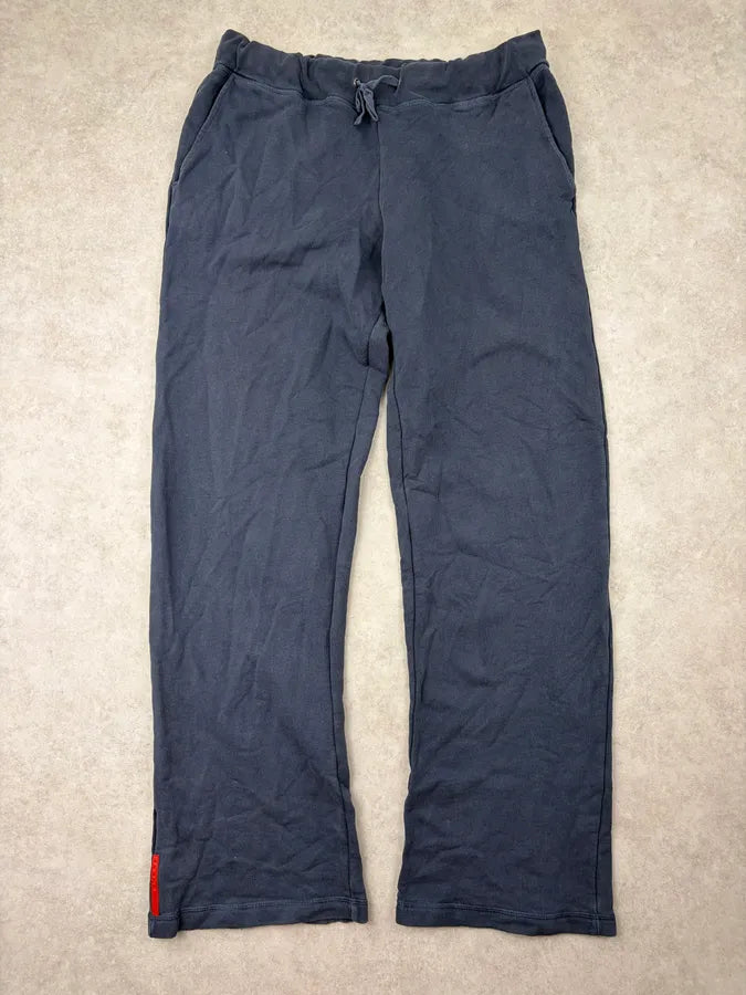 AW2010 Prada Navy Cozy Linea Rossa Sweatpants Joggings qTDKGCY 0